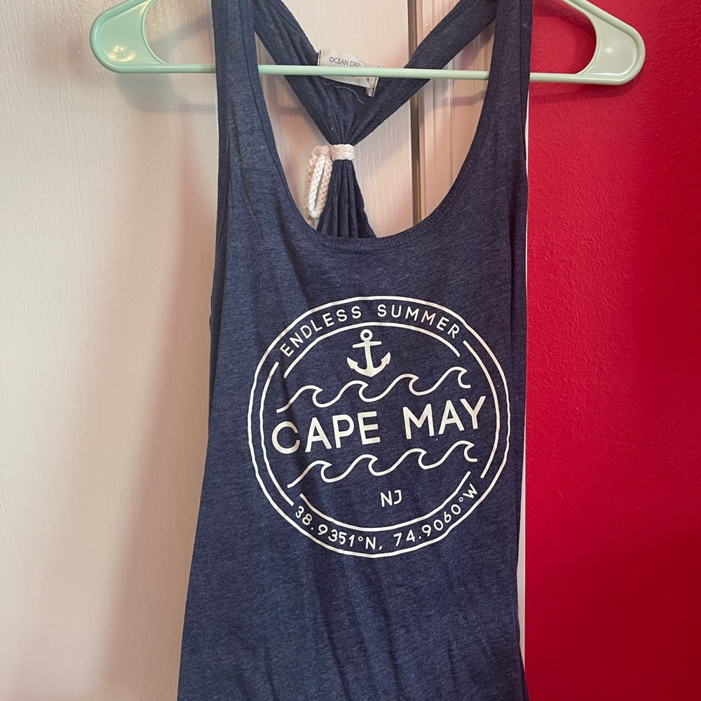 Blue tank top